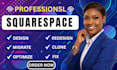 create squarespace website design, redesign squarespace website, squarespace