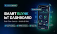 design a custom blynk iot dashboard for mobile and web