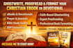ghostwrite, proofread, and format christian ebook, daily devotional, or journal