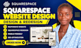 build squarespace website design squarespace redesign squarespace development