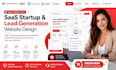 squarespace startup saas product tech lead generation website design redesign