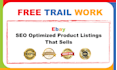 do ebay expert listing upload and optimization