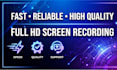 record screen video in high quality HD quickly