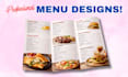 design modern and professional restaurant and cafe menu design
