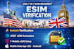 activate reliable USA esim att t mobile with fast data setup