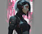 making a cyberpunk character illustration