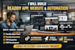 setup readdy ai app website automation integration replit