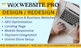 build wix website design wix website redesign edit wix website design redesign