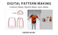 provide a digital sewing pattern, pattern grading, clo3d designs