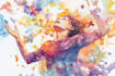 paint custom watercolor illustration