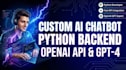 build advanced ai chatbot using gemini API, python backend