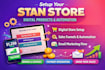 setup stan store digital product stan store automation stan store email flow