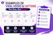 write viral instagram hooks and captions for engagement