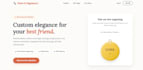 build a custom website in HTML, CSS, javascript