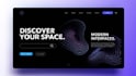 create your landing page using svelte