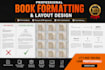 do amazon KDP paperback formatting kindle ebook layout design, print formatting