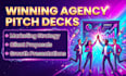 marketing agency pitch deck, cleient proposal, strategy presentation