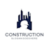 create a professional real estate and construction logo