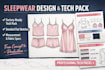do clothing tech packs fashion design, tech pack virtual assistant for new brand