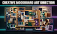 design moodboard art direction creative design boards visual style guide