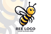 draw mascot bee clean carpet restoration logo