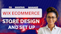 design redesign a wix ecommerce website payment integration and product listing
