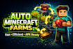 build any automatic minecraft farm fast and efficient