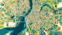 design a custom map, city illustration, and vector site plan