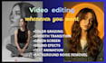 do editing and graphics design