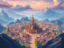 design a a marvelous fantasy vector map design for you