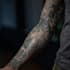 create sleeve tattoo design in geometric style