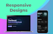 build a premium responsive front end website