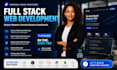 do custom ai web app full stack website development front end back end developer