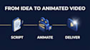create a children book trailer in cinematic, anime or 3d animation