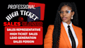 high ticket sales closer remote b2b salesperson sales representative