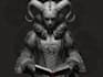 draw creepy dark fantasy character illustrations