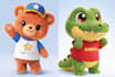create cute 3d mascot character