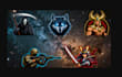 do custom trendy gaming logo design and twitch avatar