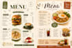 design aesthetic social media posts, branding, menu for your cafe or restaurant