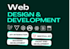 do website development as full stack web developer, PHP laravel HTML CSS react