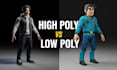 model, rig, animate 3d low poly retro character model ps1 ps2 psx n64 y2k style