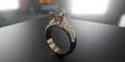 design custom jewelry ring in rhino, matrix