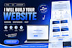 develop a responsive frontend website
