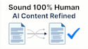 humanize ai generated content to sound natural and human written