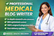 write highquality medical articles and blogs
