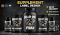 design professional supplement label for bottle and packaging