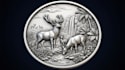 sculpt printable coin 3d model, bas relief medallion