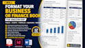 format your business or finance book for amazon KDP table, chart, book indexing