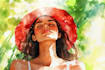 do a watercolor illustration