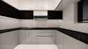design modern 3bhk interior with 3d renders